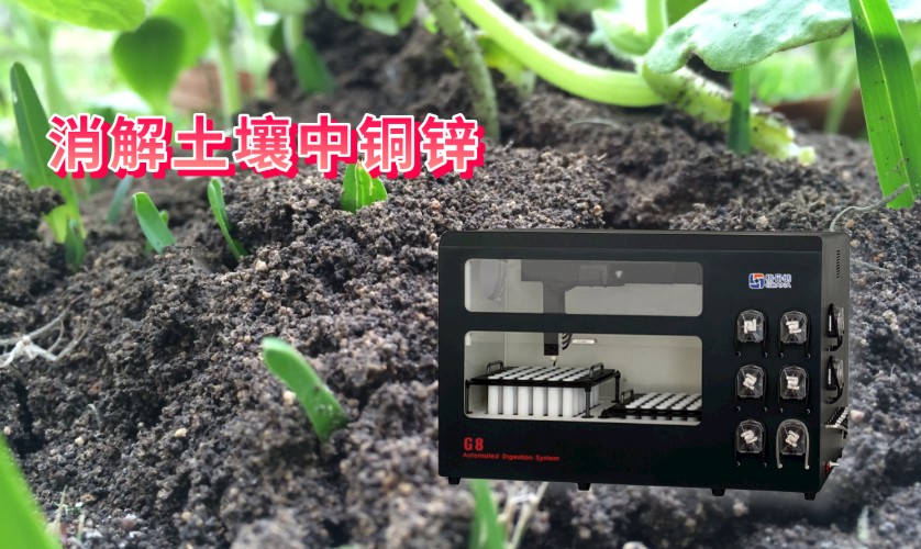 消解土壤中銅、鋅
